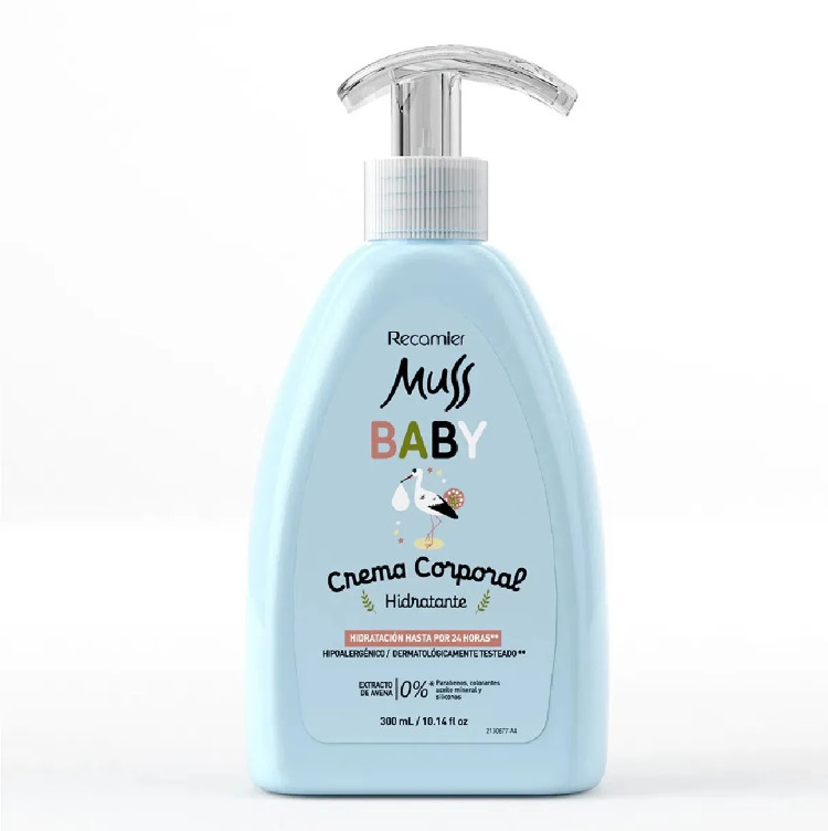 RECAMIER MUSS BABY CREMA CORPORAL 300ML.