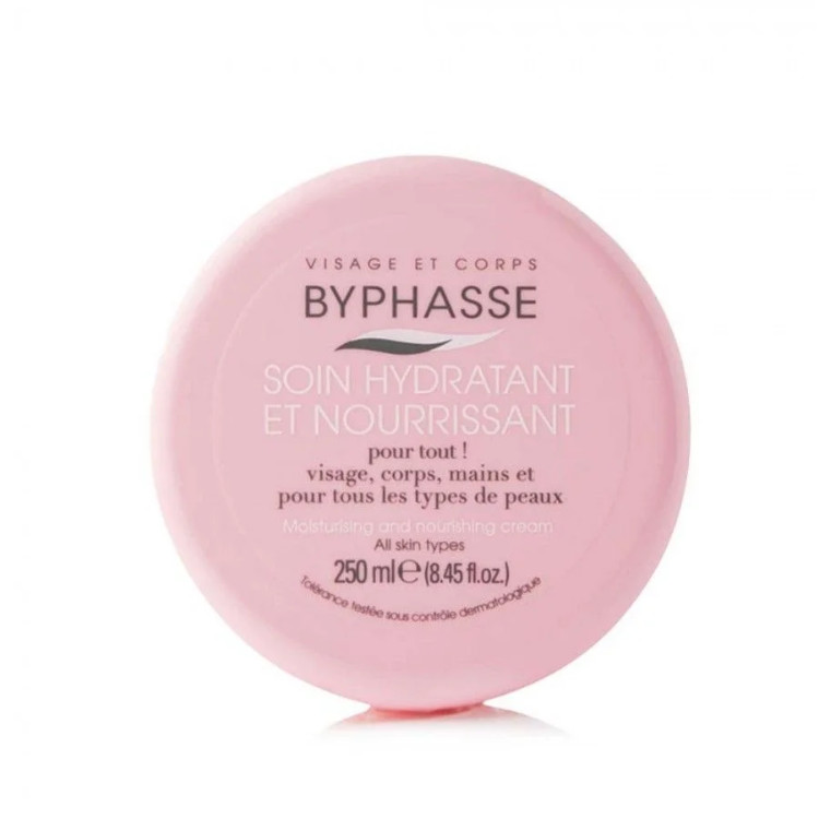 BYPHASSE CREMA HIDRATANTE ROSTRO , Y CUERPO TODO TIPO DE PIEL. 92734