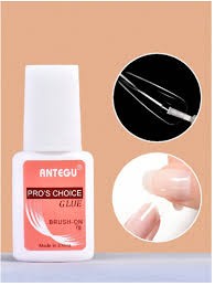 ANTEGU NAIL GLUE. GOMA PARA UÑAS CARTON DE COLOR ANARANJADO. 217-22