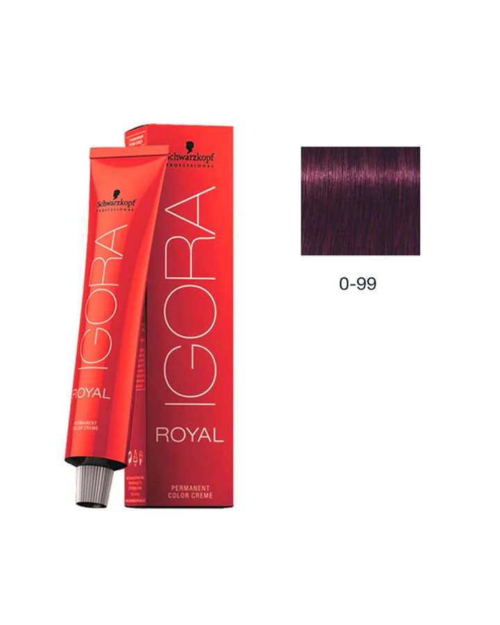 IGORA ROYAL TINTE 0-99 CONCENTRADO VIOLETA, 60 GR