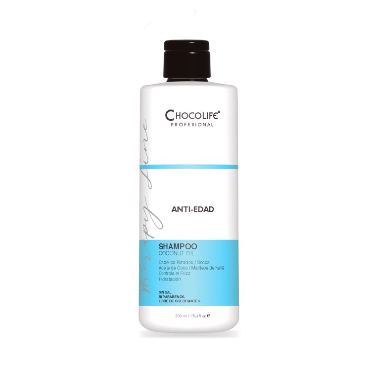 CHOCOLIFE ANTI-EDAD SHAMPOO COCONUT OIL 500ML.