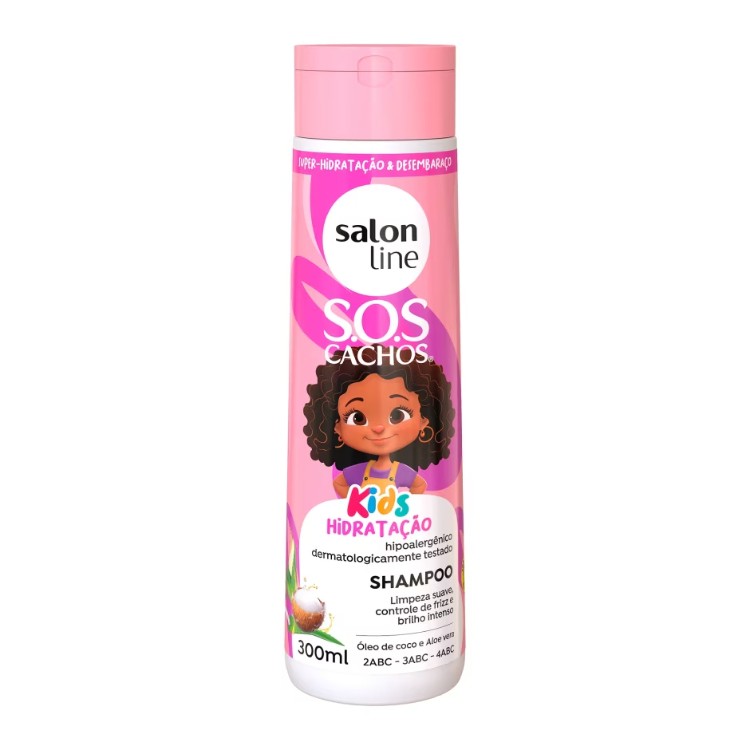 SALON LINE KIDS SHAMPOO ONDULADOS. 95116. 300 ML