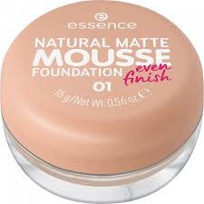 ESSENCE BASE NATURAL MATTE MOUSSE FOUNDATION 01 GR 16.
