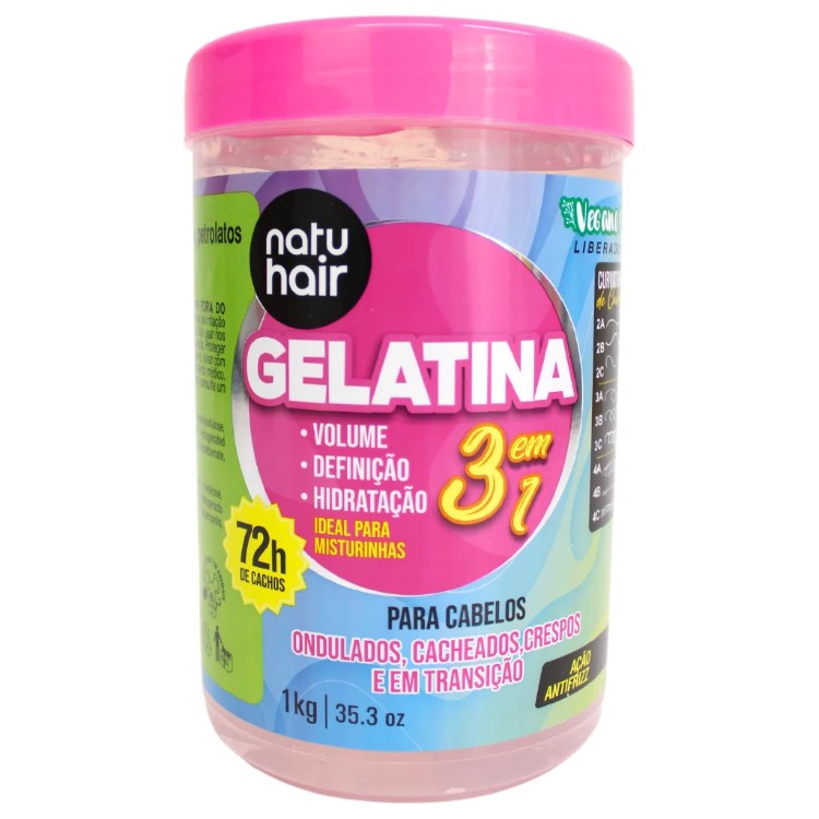 GELATINA NATUHAIR 3 EN 1 500G