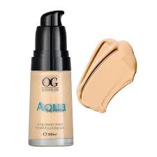 OG AQUA NATURAL FINISH FOUNDATION 07 HONEY DARK 30ML