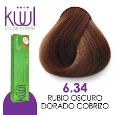 KULL FUNNY COLORS TINTE 6.34 RUBIO OSCURO DORADO COBRIZO 90 ML. 6.34 KU