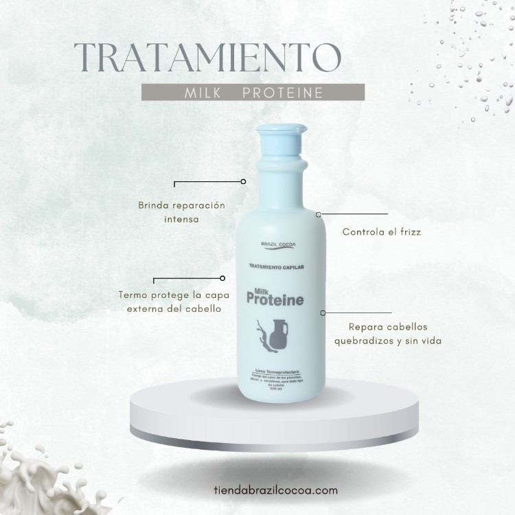 BRAZIL COCOA TRATAMIENTO MILK PROTEINE 500ML. L0075