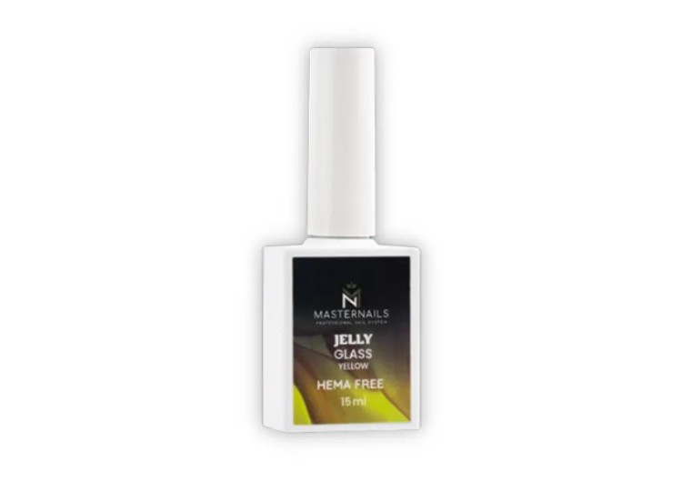 MASTER NAILS JELLY GLASS YELLOW VITRAL15ml
