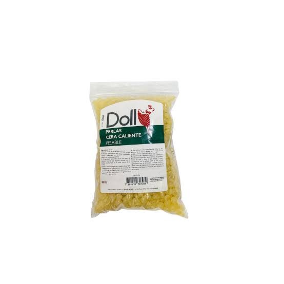 DOLL CERA DEPILATORIA PELABLE PERLAS MIEL. 150GR.