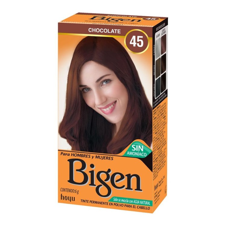 BIGEN TINTE EN POLVO CHOCOLATE 6G.45
