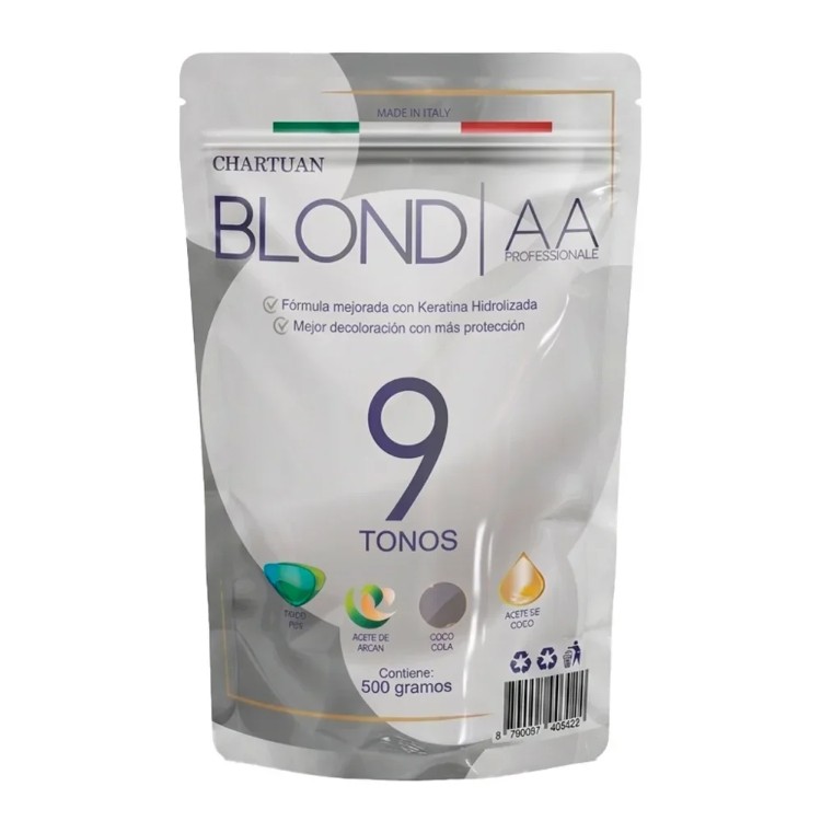 BLOND AA 9 TONOS DECOPLEX 500 GR. DP002