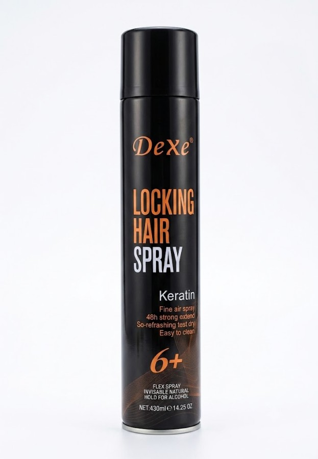 DEXE HAIR FACTORY LACA SPRAY DE COLOR NEGRO. MT452-LACA