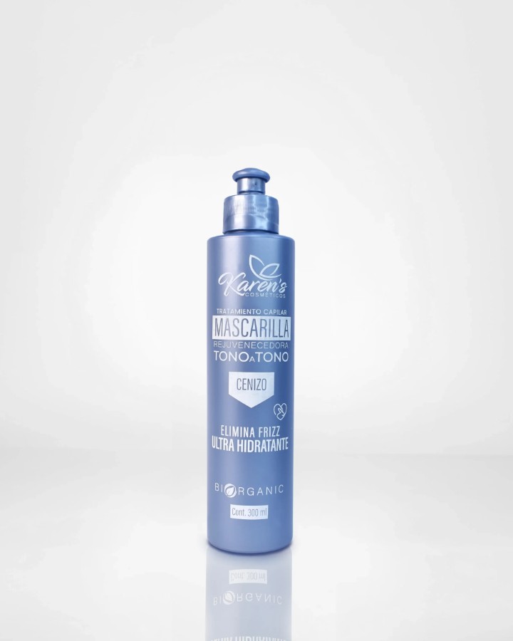 KARENS MASCARILLA TONO A TONO CENIZO. 300 ML